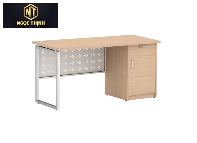 Bàn làm việc mặt gỗ melamine khung thép HR140HLC2 - HR140HLC2Y1 Bàn làm việc mặt gỗ melamine khung thép HR140HLC2 - HR140HLC2Y1